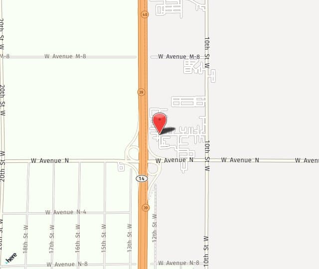 Location Map: 41301 12th St W Palmdale, CA 93551
