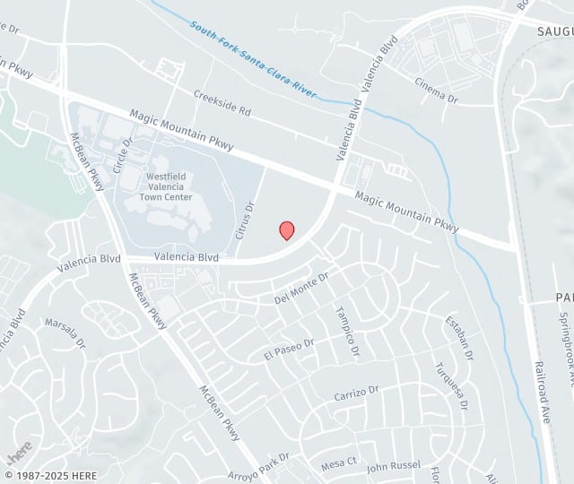 Location Map: 23823 Valencia Blvd Valencia, CA 91355