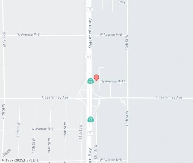Location Map: 41301 12th St W Palmdale, CA 93551